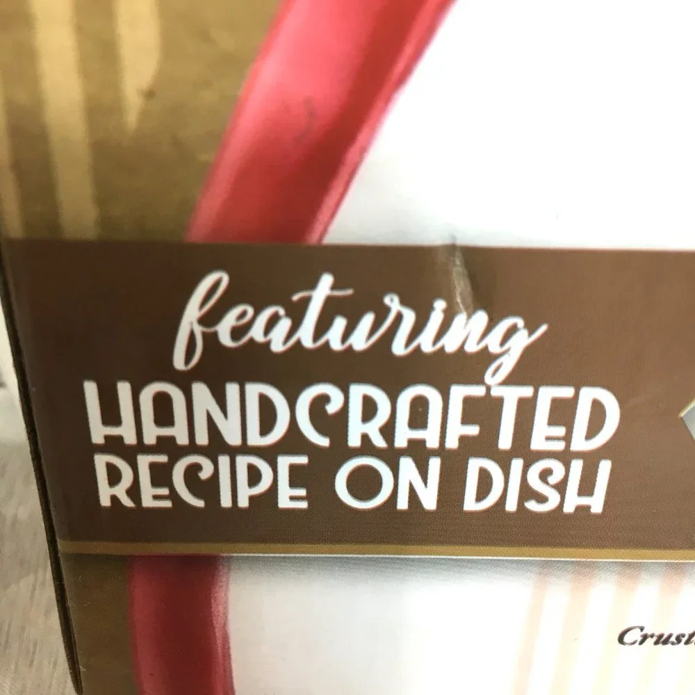 * Simply Homemade Pie Quiche  Just Cherry Ceramic Dish